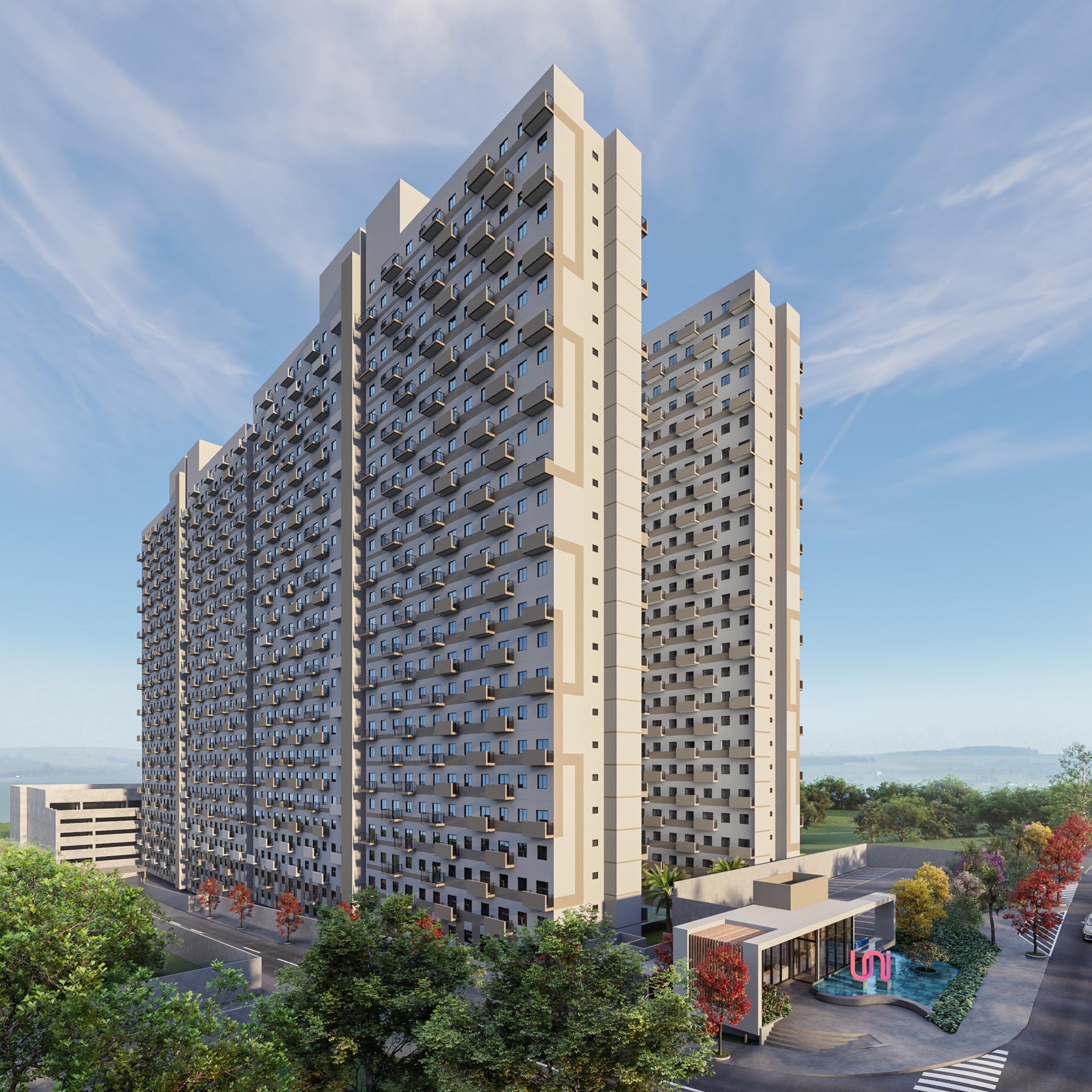 Lançamento Uni Residencial: Apartamento 2 Dormitórios com Suíte