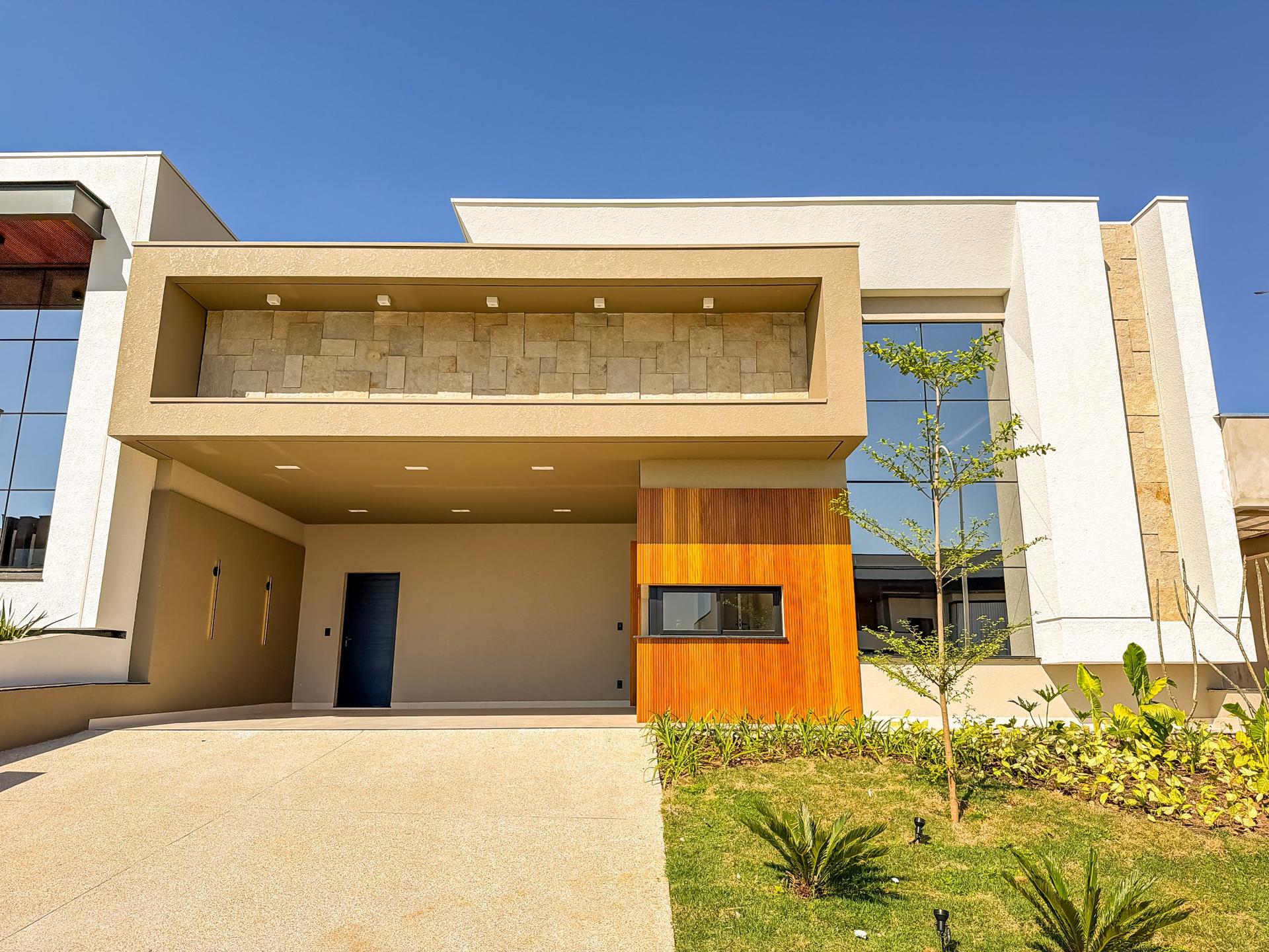 Casa pronta em condomínio fechado com piscina privativa – 3 suítes e 4 vagas | Residencial Maria Can
